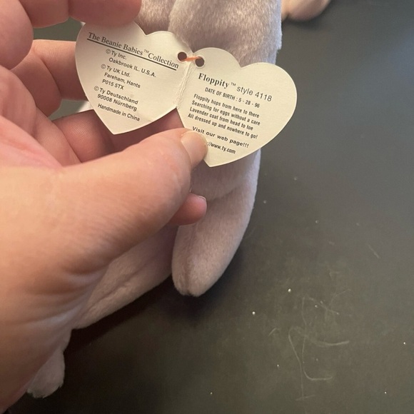 TY Beanie Babies Hippity Hoppity Floppity MWMT PVC Pellets, Tag Errors - Picture 3 of 13